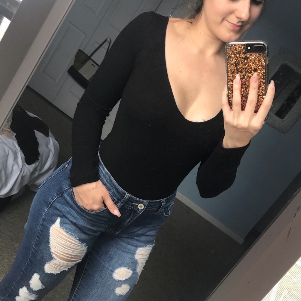 Black bodysuit forever 21